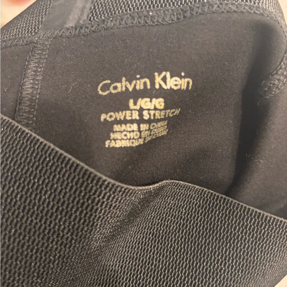 Calvin Klein Women's Classic Black Straight Leg Pants - Picture 7 of 8